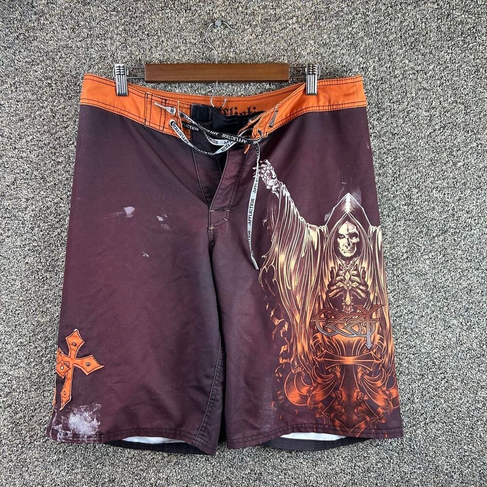 Affliction Men's Swim-briefs-shorts